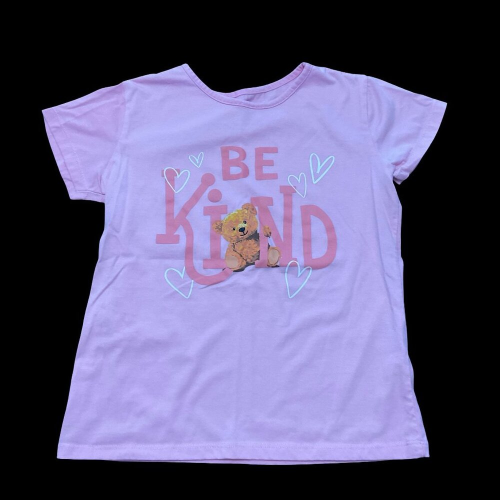 👣 5/$25 - Pink Tee w/ "Be Kind" Graphic